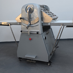 Croissant Puff Pastry Dough Sheeter Machine with Adjustable Roller <b>Gap</b> and Safety Guard - Product Image 5