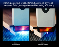 Mesin Pemotong dan Pengukir Laser Berpendingin Air Glacier 120W Berdaya Tinggi untuk Akrilik, Plastik, Kayu Lapis, Ukuran Besar 800x800mm