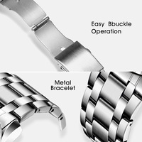 Montre à quartz de luxe pour homme BEN NEVIS, bracelet en acier inoxydable, cadran à boucle, étanche, pour les affaires et la mode