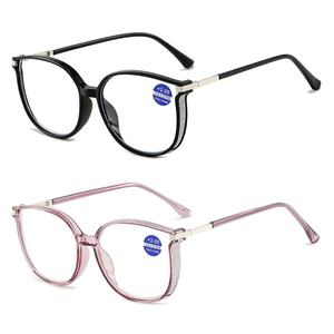China Fábrica Directamente al por mayor Mujeres Moderno Marco grande Anti Luz azul <span class=keywords><strong>Presbicia</strong></span> <span class=keywords><strong>Gafas</strong></span> <span class=keywords><strong>de</strong></span> lectura para damas - Product Image 1