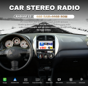 Đầu Android 13 cho xe Toyota RAV4 2001-2006 và nhiều hơn nữa với DSP, CarPlay không dây, Android Auto, 2+64GB, GPS/WiFi/FM/<span class=keywords><strong>Camera</strong></span> lùi - Product Image 2