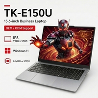 Ordinateur portable professionnel OEM en gros 15,6 pouces Intel Ultra 5 115U 8 cœurs Win11 64 Go DDR5 2 To SSD Clavier rétroéclairé