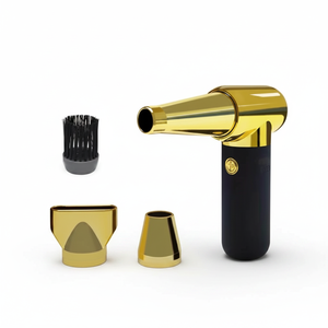 Nouveau ventilateur turbo-jet doré de luxe, souffleur d'air électrique robuste, souffleur à vent super puissant pour le nettoyage du clavier d'ordinateur, de la voiture et de la maison - Product Image 1