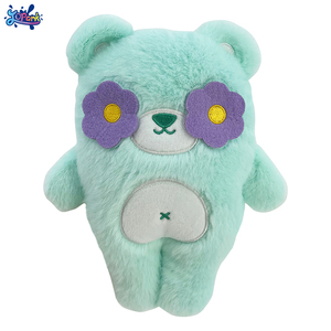 EN71 Kawaii phim hoạt hình plushies Vàng buồn ngủ <span class=keywords><strong>Owl</strong></span> Thú nhồi bông đồ chơi sang trọng 20cm gối với màu xanh lá cây mắt lớn cho cậu bé cô gái <span class=keywords><strong>Kid</strong></span> trẻ mới biết đi - Product Image 4