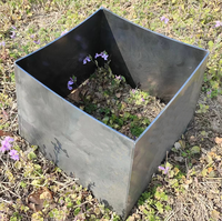 Brasero en acier au carbone, foyer extérieur à bois pour jardin, fête en plein air, cuisson