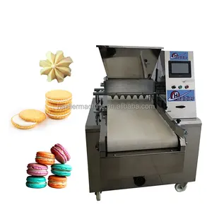 自动饼干制造机/双粉扑饼干成型机/幸运饼干成型机
