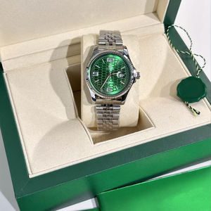 Reloj mecánico automático para hombre con correa de acero inoxidable, esfera de panal, visualización de fecha, reloj de diseño con logotipo personalizable - Product Image 5