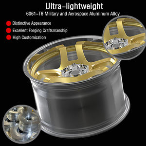 ZW Speed-Oriented Monoblock für Nissan 350z 370z 20 Gold 17 18 <span class=keywords><strong>JDM</strong></span> 19 Zoll Geschmiedete Rennwagen-Leichtmetallfelgen 4x100 Custom 5x114.3 Räder - Product Image 3