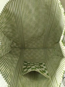 Sac fourre-tout en coton matelassé à motif animalier imprimé au bloc, fait main, sac à bandoulière pour le shopping et les voyages, pour femmes - Product Image 6