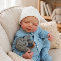 20 Zoll Lebensechte Reborn-Babypuppe aus Weichem Vinyl Realistische Neugeborenen-Puppe Spielzeug für Kinder Geschenk Großhandel Individuell Anpassbar