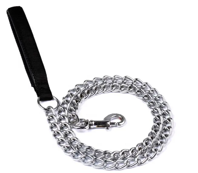 Lüks kolay kullanım açık çelik büküm bağlantı kravat dışarı ağır Pet kurşun Pet köpek zinciri tasma ile köpük kolu