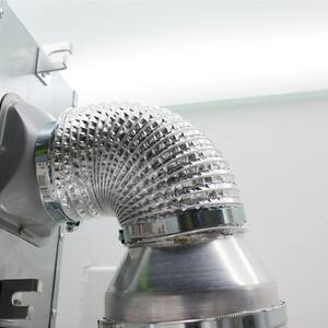 أنابيب هواء من الألومنيوم 32 قدمًا مزدوجة الطبقة أحادية أنابيب رقائق الألومنيوم المرنة خرطوم مجفف تلسكوبي غير معزول للتهوية HVAC - Product Image 6