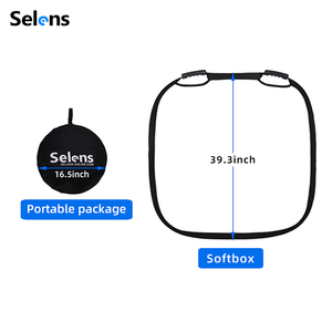 Selens SLR4-5in1H_100 * 100CM Or Argent Blanc Noir Carré Réflecteur avec Poignée pour Photographie <span class=keywords><strong>Photo</strong></span> Studio <span class=keywords><strong>Portrait</strong></span> Lumière - Product Image 6