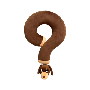 Sausage Dog Question Mark <b>Neck</b> <b>Pillow</b> Creative Dachshund <b>Travel</b> <b>Pillow</b> Funny Gift <b>for</b> Boyfriend Birthday - Product Image 3