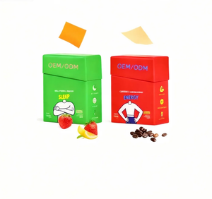 OEM/ODM Energy e Sleep strisce orali essenziali per il viaggio senza zucchero strisce per dissoluzione orale vegana - Product Image 1