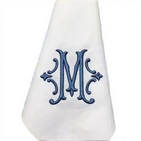 Serviettes de table en lin personnalisées blanches, vertes et bleu marine, serviettes de table en lin et coton gaze pour mariage, serviettes en tissu pour mariage