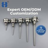 Capteur de température industriel de haute qualité, type K, thermocouple, RTD Pt100