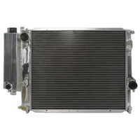 LAW-AUTO Radiateur en aluminium 100% alliage haute performance à 2 rangées, cœur de 36 mm, garantie de 12 mois pour E39 M52 520i/523i/528i