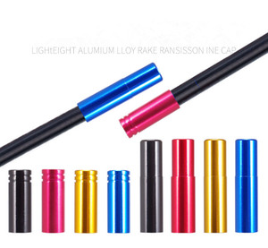 彩色铝合金自行车制动器和换挡器电缆端盖 - Product Image 1