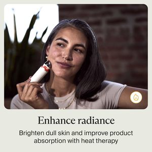 Therabody TheraFace Appareil de massage facial anti-poches à chaud et froid, outil de beauté en alliage de <span class=keywords><strong>chrome</strong></span>, rouleau facial, masseur pour les yeux, cernes - Product Image 5