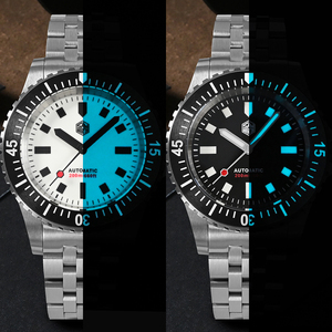 Montre de plongée automatique mécanique San <span class=keywords><strong>Martin</strong></span>, en acier inoxydable, 20 ATM, BGW9, mouvement japonais 8215, haute qualité, livraison gratuite, en vente - Product Image 6