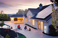 Gaoming Panneau solaire photovoltaïque BIPV personnalisé Façade en verre de couleur verte pour l'architecture d'intégration de panneaux solaires de bâtiment