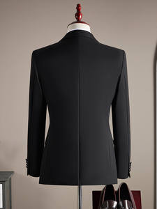 Wollen pak Herenpak Zakelijk formeel Hoge kwaliteit Bruiloft Plus Size pak voor heren Driedelig pak - Product Image 5