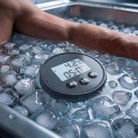 Thermomètres de bain flottants étanches à écran LCD avec logo pour adultes, thermomètre pour bain de glace, thermomètre pour baignoire froide, thermomètre pour seau à glace