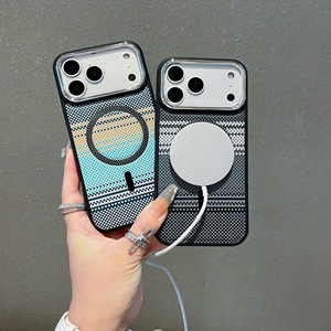 เคสโทรศัพท์ iPhone17air ลายทอแถบสีพรีเมียม ดูดแม่เหล็กได้ ดีไซน์สีตัดกันแบบสร้างสรรค์ สำหรับ <span class=keywords><strong>Apple</strong></span> 17Pro Max 17Pro - Product Image 1