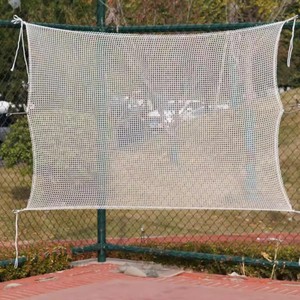 Tennis <b>Net</b> 10X7X3 Portable <b>Rebound</b> Training Equipment Outdoor Fitness Use White Polyester - Product Image 1
