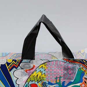 Bolsa de Plástico Biodegradable Personalizada con Logotipo Impreso, Bolsa de Compras Grande con Asa Suave <span class=keywords><strong>para</strong></span> Ropa - Product Image 3