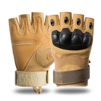 Gants demi-doigt pour hommes Gants tactiques Tir sportif Chasse Moto Gants de cyclisme