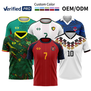 Maglia da <span class=keywords><strong>Calcio</strong></span> Personalizzata per Squadre Nazionali, Design per Giocatori e Tifosi, Alta Qualità in Poliestere, Uniforme Calcistica Mondiale - Product Image 1