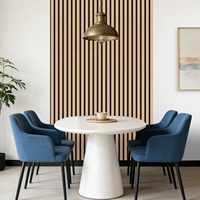Nouveau produit 2026 : Panneau mural auto-adhésif à lattes, carrelage en bois à peler et coller pour bureau, salon, chambre, décoration intérieure