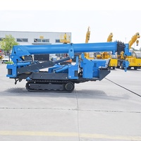 Grue araignée hydraulique sur chenilles de 3, 5 et 8 tonnes avec ventouse pour murs-rideaux et verre de grande hauteur