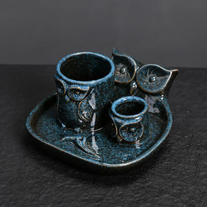 Ceramic Anti-Odour Incense Burner American <strong>Owl</strong> Sage Design Peruvian Sacred Wood Burning Stand Incense <strong>Holder</strong> Spring Summer Fall - Product Image 5