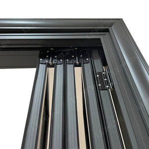 Nouvelle conception de fenêtre pliante résistante aux ouragans, fenêtres pliantes de cuisine, fenêtre pliante horizontale en aluminium - Product Image 5