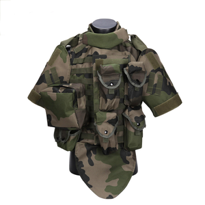 Sac de gilet tactique unisexe en nylon imperméable camouflage ACU CP à fermeture éclair noire - Product Image 1