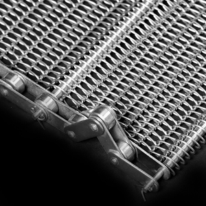 Chaîne à rouleaux en acier inoxydable 304 316 de fabrication chinoise, tissée, de qualité alimentaire, pour convoyeur à bande métallique - Product Image 6