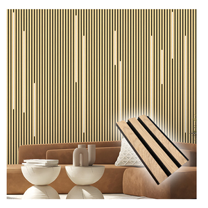 Panneau mural acoustique en <span class=keywords><strong>bois</strong></span> PET noir TianGe FSC USA Warehouse 2400/2700mm, panneau <span class=keywords><strong>de</strong></span> tête <span class=keywords><strong>de</strong></span> <span class=keywords><strong>lit</strong></span> insonorisé 1220x2440, Akupanels - Product Image 1