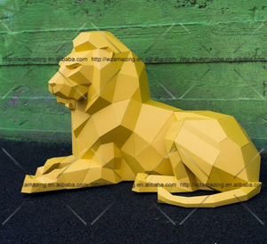 3D <strong>Paper</strong> Wholesales <strong>Origami</strong> for Adults--- Sitting lion - Product Image 3