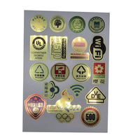 Étiquettes holographiques autocollantes A4 (8,5x11'') durables, réutilisables, résistantes à l'huile, vierges, imprimables, imperméables, brillantes, dorées, avec zone à gratter pour code-barres, 500 pièces