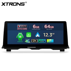 เครื่องเล่นนำทางในรถยนต์ระบบแอนดรอยด์ XTRONS ขนาด 12.3 นิ้ว สำหรับรถยนต์ BMW ซีรีส์ 5 รุ่น F10/F11 CIC ปี 2011-2012 ชิปประมวลผล Qualcomm 665 หน่วยความจำ 6+64GB หน้าจอ 2K QHD รองรับ CarPlay และ 4G - Product Image 2