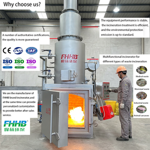Cremadores de mascotas a precio de fábrica, incineradores de animales, libres de humo, respetuosos con el medio ambiente, aves de corral muertas, ganado, ovejas y cerdos - Product Image 2