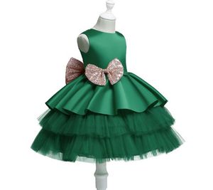 Ropa para Niñas, Vestidos de Fiesta, Vestidos de Princesa para Eventos, Vestidos de Encaje sin Mangas con Falda de Volantes en Capas - Product Image 5