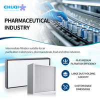 Filtre HEPA H14 Direct Usine 220 Pa Certifié EN1822 Certificat Individuel Salle Blanche Pharmaceutique Sur Mesure OEM ODM France