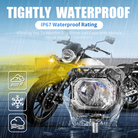 Projecteur LED de voiture 3 pouces Mini LED Motorcycle Driving Light White Yellow Spotlight pour Truck ATV 4X4 4WD Off Road Work Light