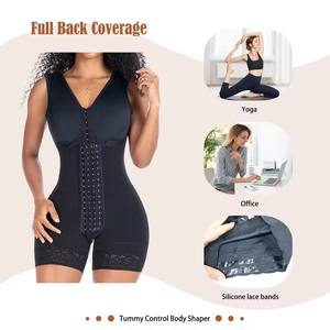 Faja Moldeadora Colombiana Premium de Alta Compresión, Body Reductor de Abdomen, Silueta de Reloj de Arena, 3 Niveles de Ganchos, Compresión en la Cintura - Product Image 3