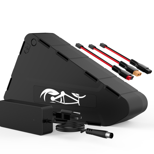 E-Bike Triangle Battery 72V 60V 52V 48V Lithium Ebike Battery Pack 20Ah 30Ah for Electric Cargo Bikes Trike