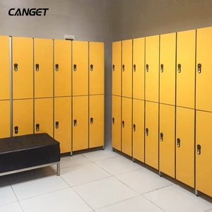 Casiers de gymnastique en <span class=keywords><strong>bois</strong></span> imperméables de style moderne avec banc - Product Image 4